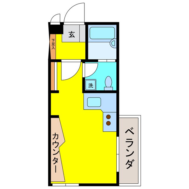間取り図 ハイツ橘（熊谷市万吉）