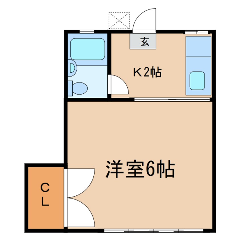 間取図 アドリアーナ東松山（旧カーサ西田）