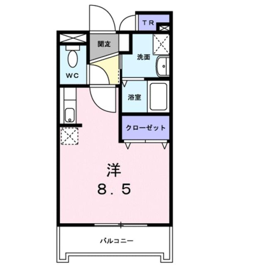 間取図 ヴィレッジトミタD