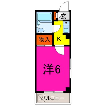 間取図 ドヌール５　（箭弓町2丁目2-21）