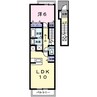 ホームタウン・月の輪　1-016823701 1LDKの間取り