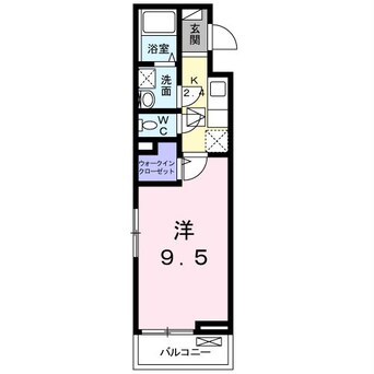 間取図 シャンドゥ　フルール　Ⅳ　1-021602901-01040