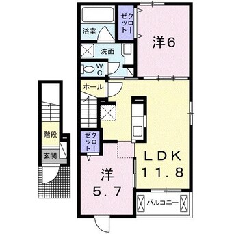 間取図 エーデルハイム東松山　B棟　1-020663702-02020