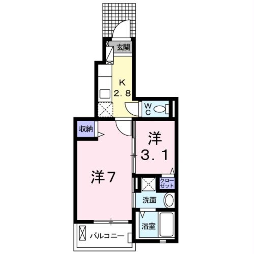 間取図 ポスト・プリート