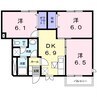 サン・ヴィラ　1-009680501 3DKの間取り