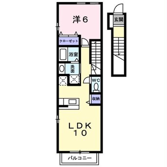 間取図 ヒューゲル・ハオス　1-012039401
