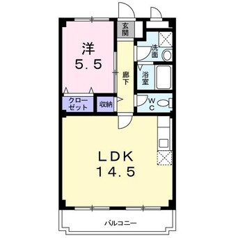 間取図 ニューマリッチ伊藤