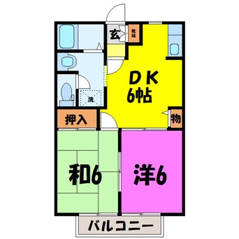 間取図 ブランシェ壱番館