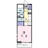 ロイヤル ティアラ 1Kの間取り