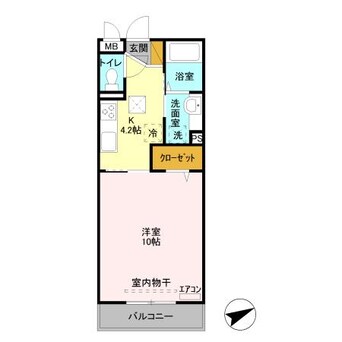 間取図 ラフィーネ（北坂戸）41226