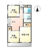 マンション陽光 3DKの間取り