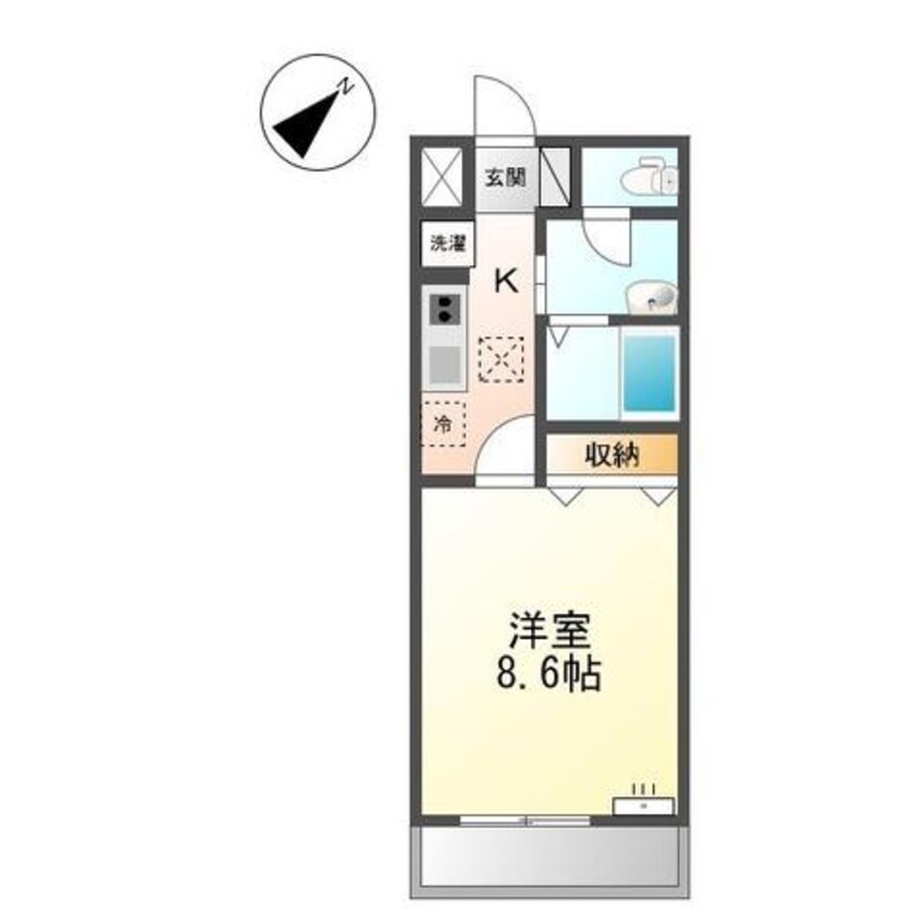 間取図 ビリーブⅠ