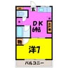 長久保マンション　（坂戸市関間2丁目9-8） 1DKの間取り