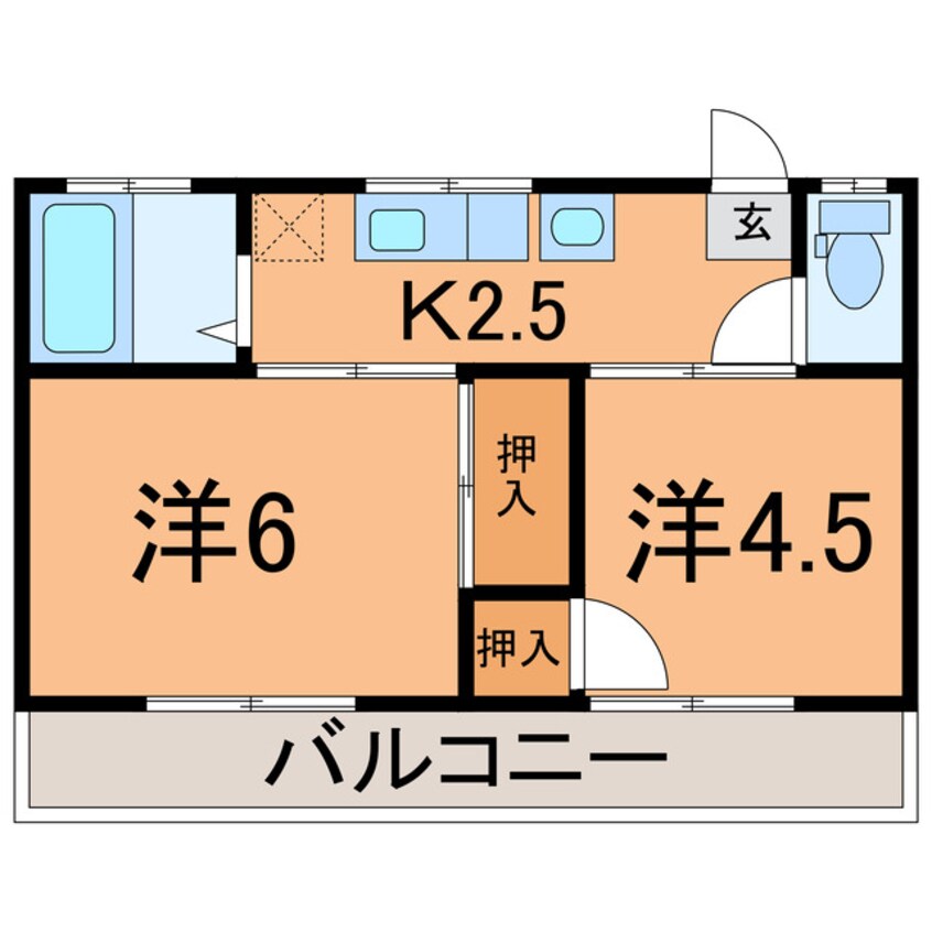 間取図 グレイスハイム若葉