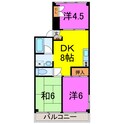 ハイライズマンション　（本町2丁目8-19）の間取図