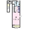 クリスタル　ティアラ　1-020780501 1Kの間取り