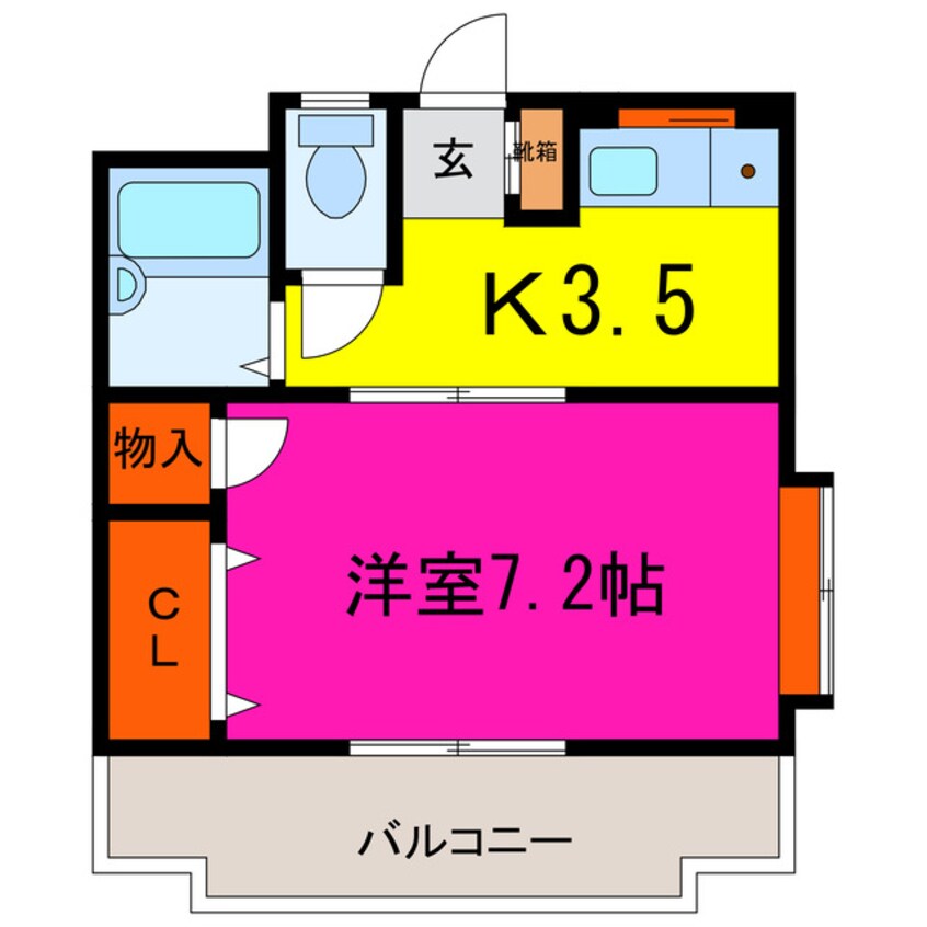 間取図 ロッキー毛呂山