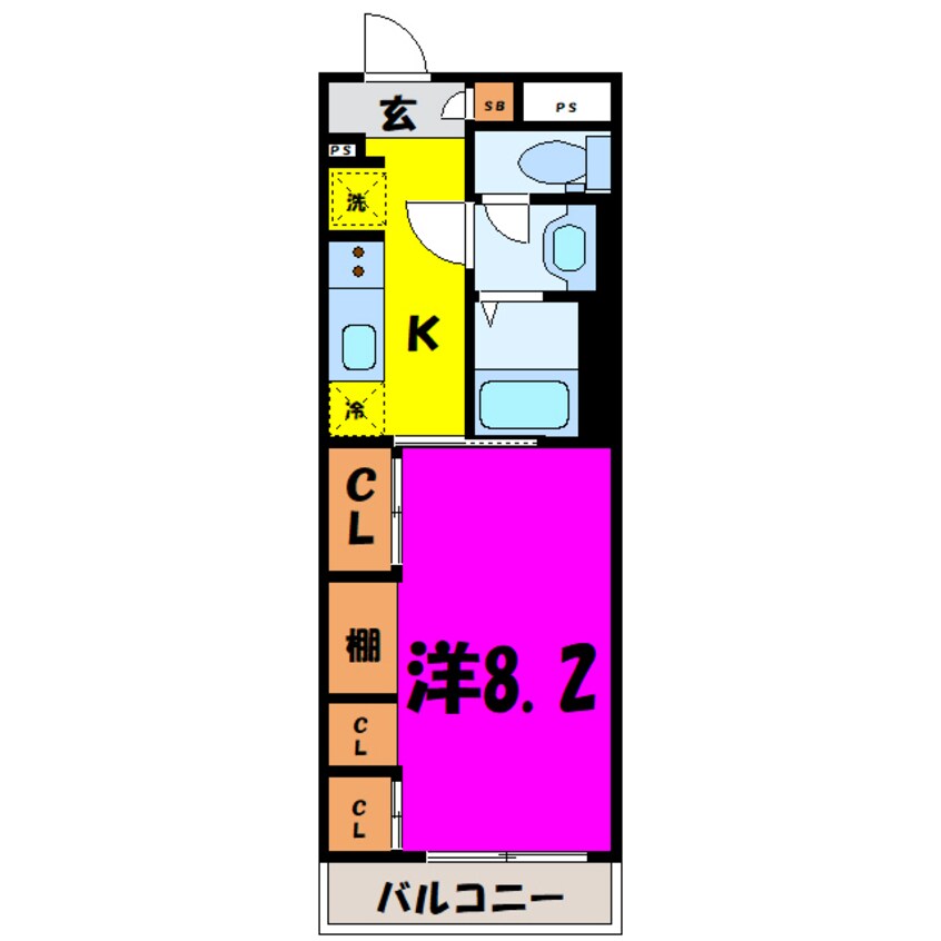 間取図 リブリ・坂戸