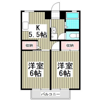 間取図 メゾンパストラルⅠ