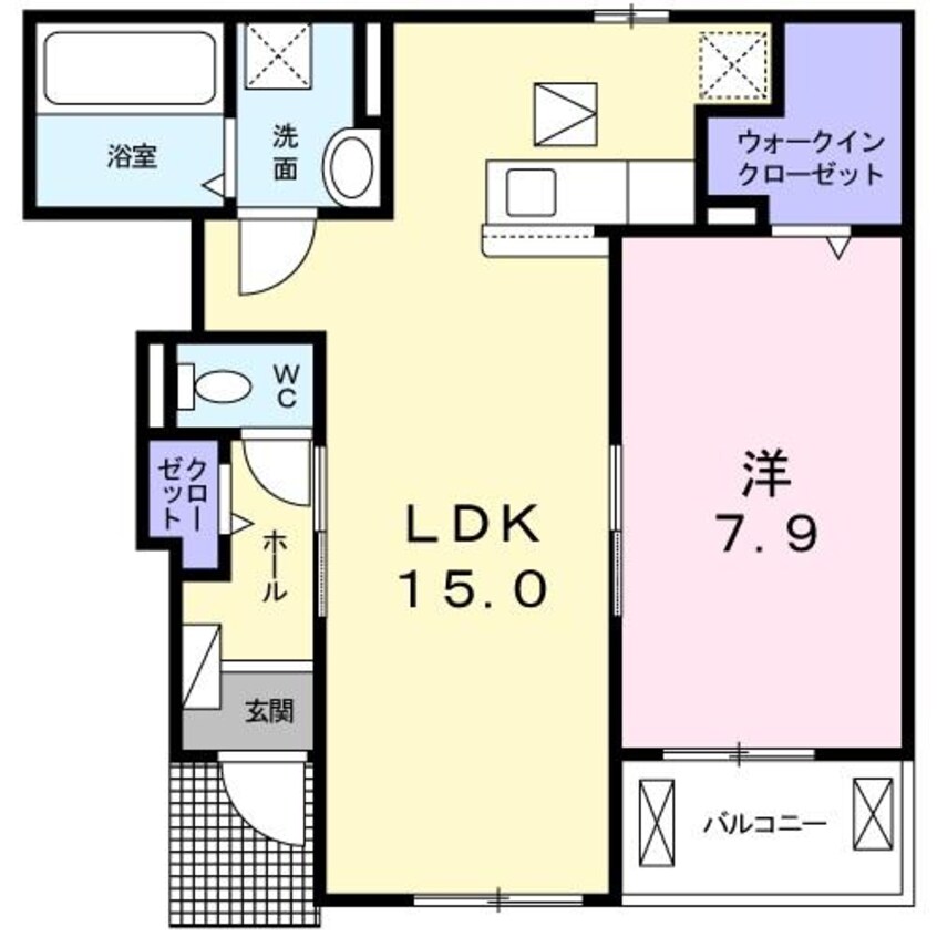 間取図 サン　エレガンスⅡ(東松山市石橋)