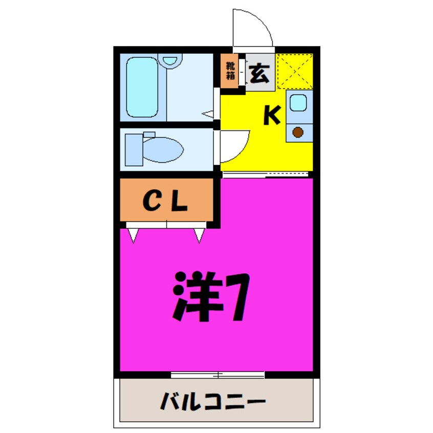 間取図 カショウビル