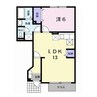 サンフォーリストⅢ 1LDKの間取り