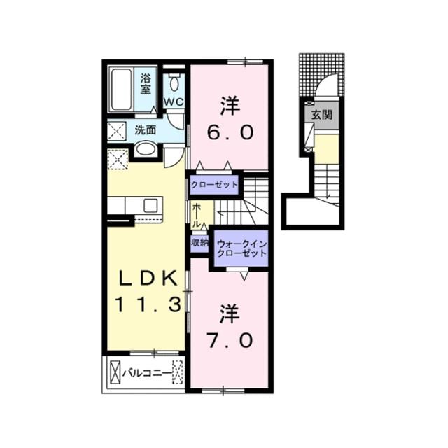 間取り図 サン　スカイ―K