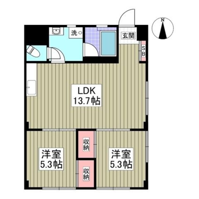 間取図 ロワール坂戸