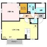 ボナールアイランド 1LDKの間取り