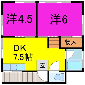 間取図 レプロ毛呂山