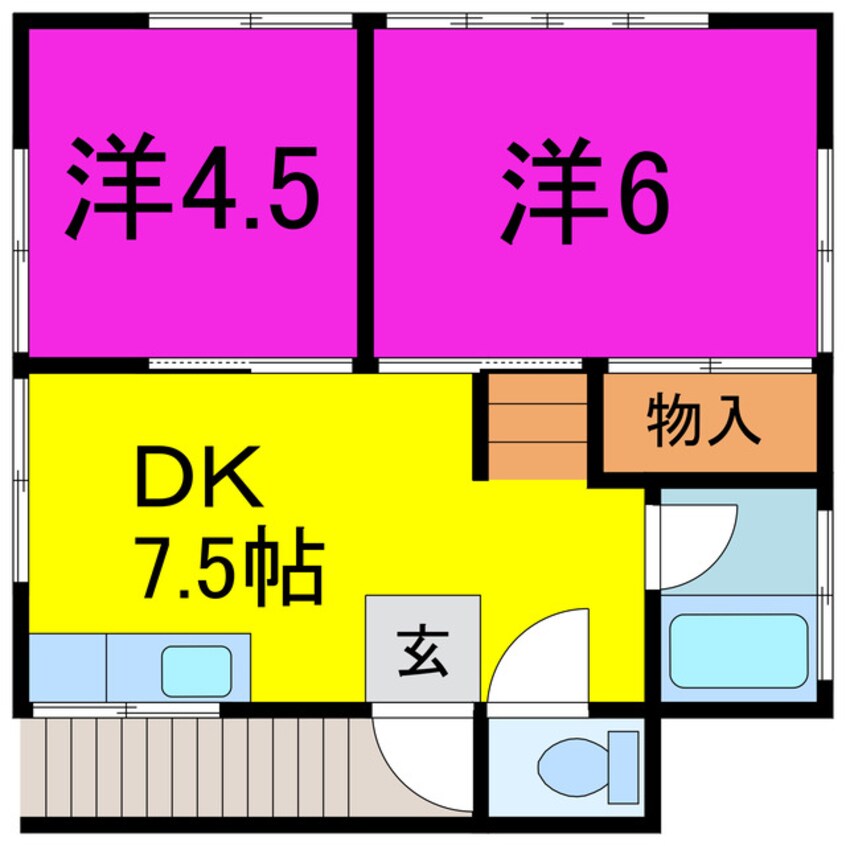 間取図 レプロ毛呂山