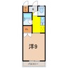 ルミネ松本 1Kの間取り