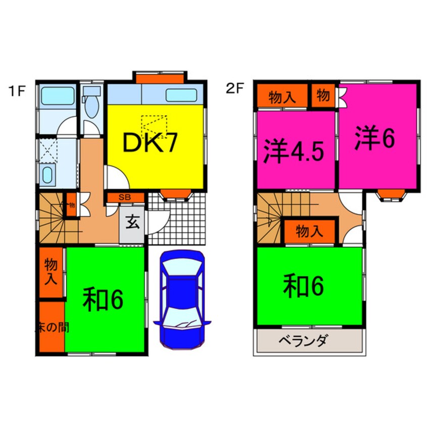 間取図 東松山市野田戸建