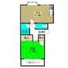 千代田マンション 1DKの間取り