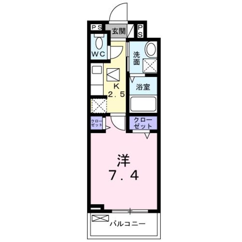 間取図 パローラ　ロゼッタ