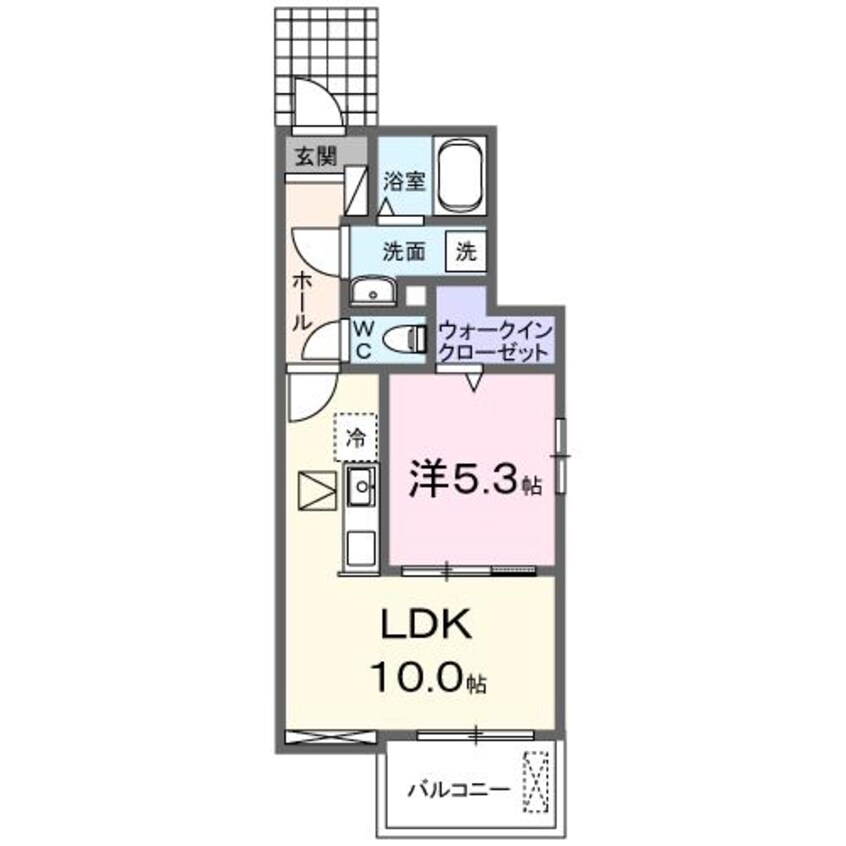 間取図 ベル 　フィオーレ