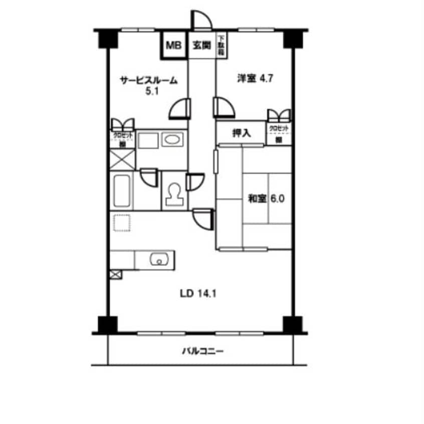 間取図 メルカード本庄