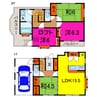 和泉町戸建貸家 4LDKの間取り