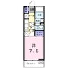 メゾン　リュイール 1Kの間取り