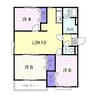 メゾンダイアン 3LDKの間取り