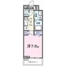 ヒカルサ北坂戸 1Kの間取り