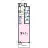 ヴィラ　かすみ 1Kの間取り