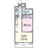 リン 1LDKの間取り