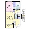 コンフォート　ヒル 1LDKの間取り