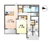 オータムヒルズ 1LDKの間取り