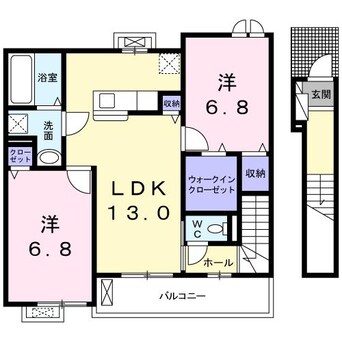 間取図 アリビオ S テラス