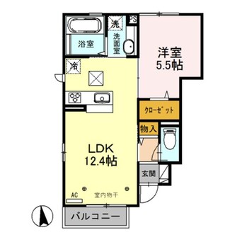 間取図 プランドール(坂戸市緑町)