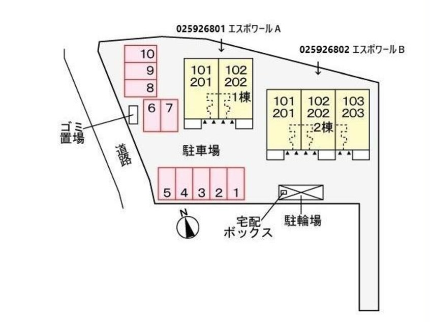  エスポワールB (東松山市西本宿)