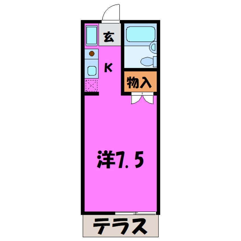 間取図 フォーシーズン新中野（邑楽郡邑楽町大字新中野）