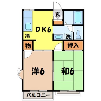 間取図 リバーストーン籠原（熊谷市新堀）